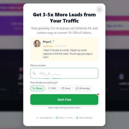 AI Popups – Instant Integration AI Popups – Instant Integration