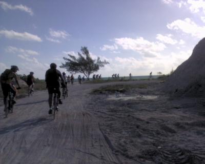 Bikers Riding into the Sunset