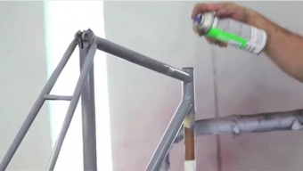 painting a bike frame