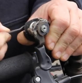 DIY stuck bike shifter fix