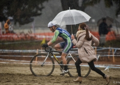 Does she love the bike, the rider, or both?