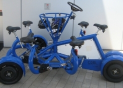 The ConferenceBike in Blue