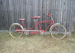 Sweet Old Huffy Tandem in Red