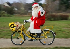 Santa on a Bike