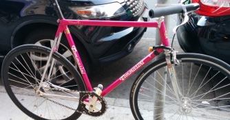 Pink Tommasini Single Speed Bike