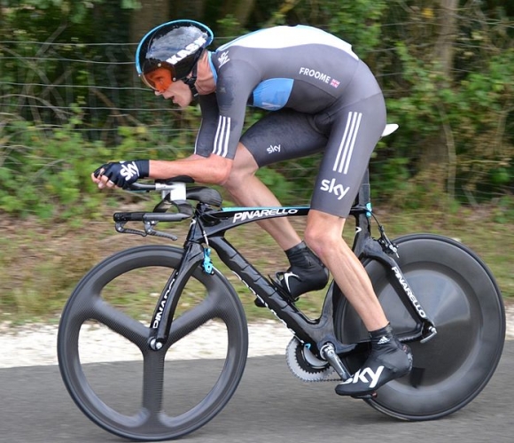 Christopher Froome in the Tour de France 2013
