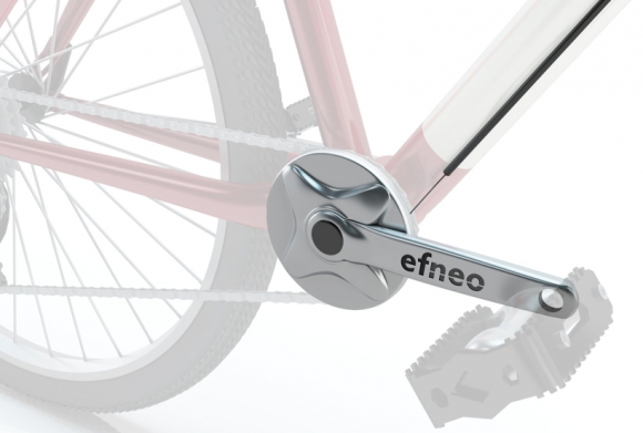 Efneo Front Chain Ring and Derailleur in One