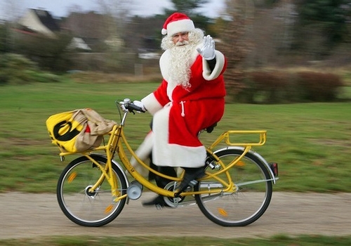 Santa on a Bike