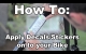 Embedded thumbnail for How to Put Decals on a Bike Frame