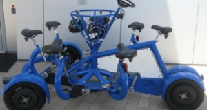 The ConferenceBike in Blue