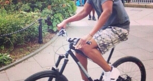 Jay-Z on a Mountain Bike 