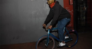 Kanye on a Fixie