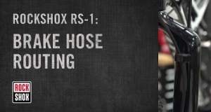 Embedded thumbnail for How to Route Brake Cable Hose on RockShox RS-1 Fork