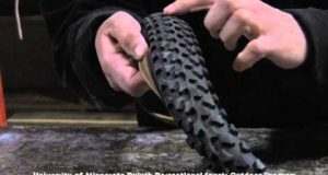 Embedded thumbnail for DIY How to Make Your Own Mountain Bike Tire with Studs for Winter Ice and Snow
